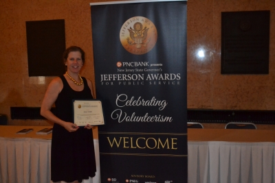 Sally Curci Honored by State of N.J. for Volunteerism