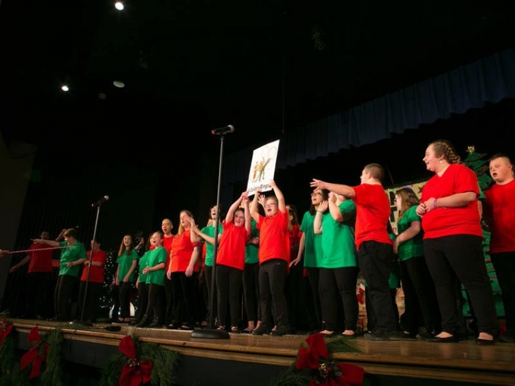 Shining Stars Rock the Stage at First Holiday Show